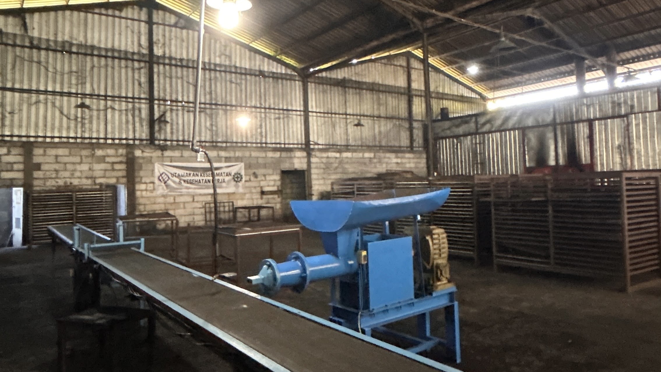 Factory and export container